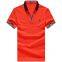 yixigeluoSummer new men's T-shirt, orange, short sleeved Polo shirt, short sleeved T-shirt, men's Polo Shirt business