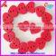 Heart-shaped wooden button for children 24L