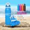 Foldable Silicone Sport Water Bottle Running hiking bottle 1L