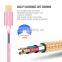 Voxlink 1m TYPE-C Male to Male Mobile Phone Data Cable Charging Cable Nylon Braided Metal Wire Type C to Type C Cable,Rose Gold