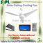 vent goods Air condition LED light solar ceiling fan 60inch high efficiency fan