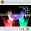 Heavy PE plastic waterproof remote control LED bar chair/LED furniture sofa furniture LTT-CT05A