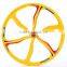 26inch 6spoke lightest strongest magnesium alloy bike wheel /fixed gear type hub bike wheel