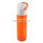 Easy-to-go passion orange glass bottle silicone protective shell
