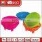 Wholesale custom mold plastic fruit mixing bowl custom cute shape salad bowl