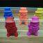 creative customized silicone baby chopstics holder snowman design chopstic holders