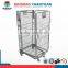 Multifunctional collapsible metal box, trolley storage cage manufacturers, portable wire storage cage