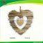 hanging wooden wreath decoration