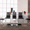 Congling B2712, Classic Iron Frame Dining Chair And Waiting Chair With PU Leather Cover