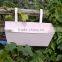 Factory direct sales galvanized metal flower pot stands country style hanging garden iron planter