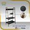 Free-standing shelving clothes drying rack