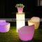 Hot Sale Commerical Fashion Illuminated Growing High Quality Plastic LED Sofa With 16 Colors Change