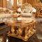 Luxury Fancy customized European Louis XV Magnificent Exquisit Wood Carved golden living room furniture Sofa chair Set