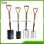 FSC ash wood handle, high quality, carbon steel head, Spade& Fork