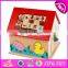 2017 new design funny toy children wooden multi activity cube W12D049