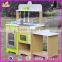 2017 New design kids pretend play toy wooden kitchen preschool children toy wooden kitchen best toy wooden kitchen W10C249