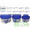 set of 3 freezer crisper plastic food storage containers