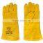 Berrylion high quality labour protection split leather hand gloves for sale