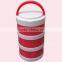 Wholesale Tin Plastic Lunch Box 3 Compartment