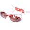 HuaYi swimming goggles with degree 150--600 Anti-fog Anti-UV waterproof Mirror Coated glasses.