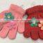 2014 Lovely knitted Girls winter glove