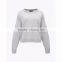Pullover Women Fashion Long Sleeve Drop Shoulder Sweater Shirts without Hooded Fleece Sweater