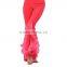 Charming Purple Yoga and Sportwear Ruffled Pands For Lady and Girl