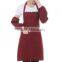 Pure cafe custom aprons, custom hotel advertising aprons