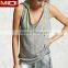 Newest fitness wear women cutout back tank top gym with hoodie V-neck yoga tank tops
