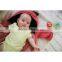 2015 latest design comfortable kids clothing hooded organic cotton baby rompers wholesale baby clothes with zipper design