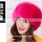 Woman and Man Fashion Fox Faux Fur Russian Hats With Satin Lining/Round Top Unisex Winter Cap Hats