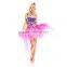 Sexy color sling Princess Dress Circus clown Halloween Costume