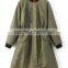Runwaylover EY1053C Army Green Women Padded Winter Parka Jacket Parka Coat