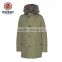 Long Padded Jacket with Faux Fur PQ141