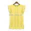 New design office ladies chiffon short sleeve blouses