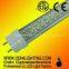 18W LED T8 tube lights,  T10 ETL Lighting G13 base