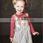 cute baby stripe ruffle boutique plain kids outfit
