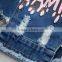 B22594A Autumn New children denim coat pretty cool irregular printting denim coat