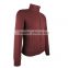 201503005044 Men's Purplish Red 100% Cotton Jacket With Knit Jacket Cuffs