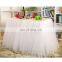 Customized Luxury Tulle Customized Color High Quality Ruffled able skirt for wedding