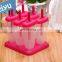 hot selling food grade material PP ice cream DIY tools, rectangle shaped rubber ice cream mould