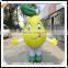 Promotion inflatable fruit model, fresh pear moving model for outdoor display, advertising fruit cartoon model for sale