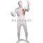 Originals White Spandex Zentai Suits With Shot Cosplay Costume For Sale