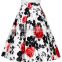 Grace Karin Occident Vintage Retro 50s Floral Pattern Cotton Skirt 9 Patterns CL008925-3