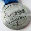 Antique silver zinc alloy casting medal polished medal challenge customized medal