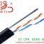 High quality Drop wire cable 24awg copper conductor+stell wire