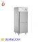 Stainless steel 6-Doors Single Temperature Freezers in refrigeration equipment