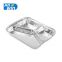 780ml 3 Compartment Food Takeaway Container / Disposable Aluminum Foil Plates