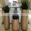 Custom Stainless Steel Round Sculpture Planter For Garden