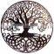 Laser cut metal wall art tree of life decor